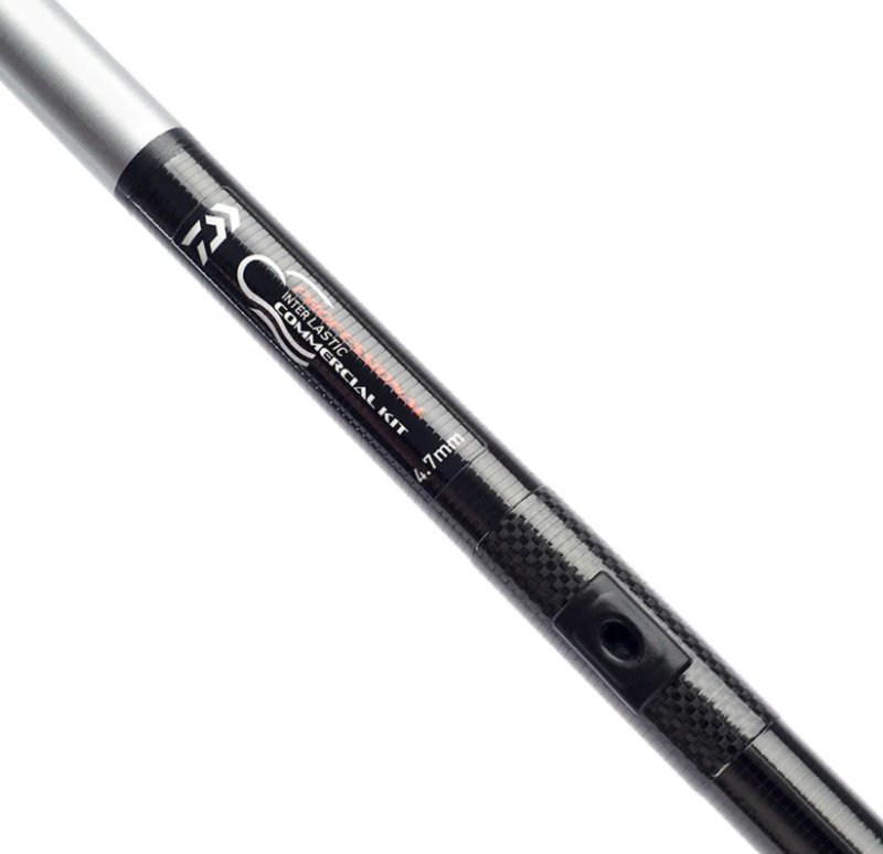Топ-сет DAIWA Professional Interlastic Commercial Cloud Kit 2.4m - 4.7mm / 5.8 mm CLOUD GREY