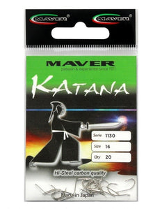 Куки MAVER Katana 1130A Nickel - 20 броя в пакет