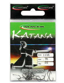 Куки MAVER Katana 1135A Black Nickel - 20 бр в пакет