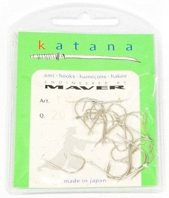 Куки MAVER Katana C190 Super Carbon Nickel No 4 - 20 бр в пакет