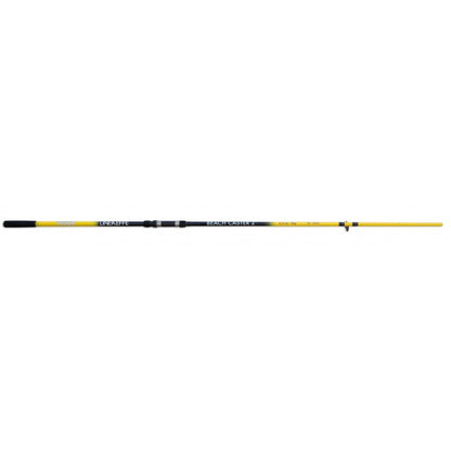 Сърфкастинг въдица Lineaeffe Vigor Beach Caster 2 - 3.60m/150g в жълт цвят с композитни материали и винтов макародържач.