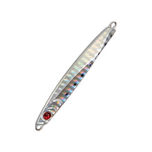Джиг Nomura CHIKA - Total Silver с метален профил и шахматно разположени цветове, 4cm / 7gr, хиперреалистично движение.