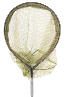 Сгъваем плуващ кеп KORUM Floating Fast Net Head - 56 см with a durable netting and handle for easy fish landing.