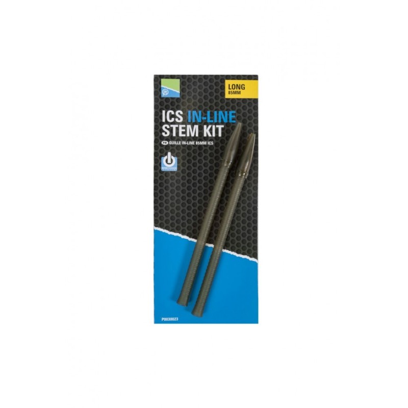 Комплект тръбички за фидер монтажи PRESTON ICS INLINE STEM KIT - LONG/85MM в опаковка