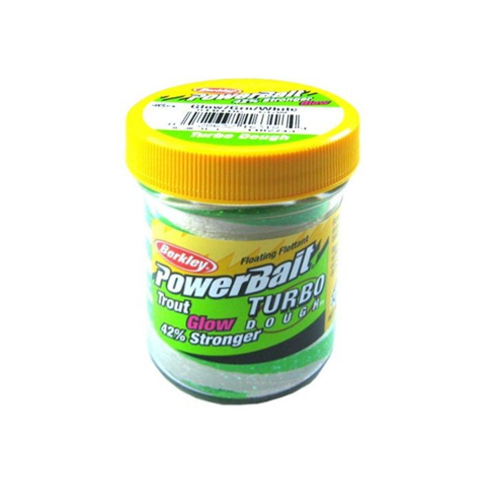 Паста Berkley PB - Glow/Green/White - риболовна паста с флуоресцентно покритие и аромат на риба.