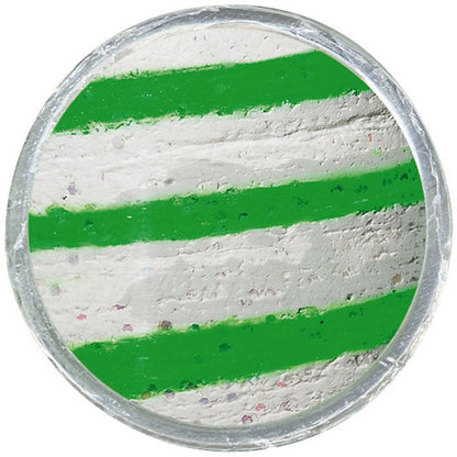 Паста Berkley PB - Glow/Green/White в кръгла опаковка с бяло и зелено флуоресцентно покритие.