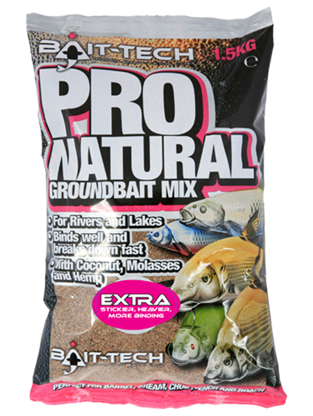 Захранка BAIT-TECH Pro Natural River Extra - 1.5kg