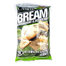 Захранка BAIT-TECH OMEN BREAM - 2kg bag with groundbait and feeder mix for fishing.