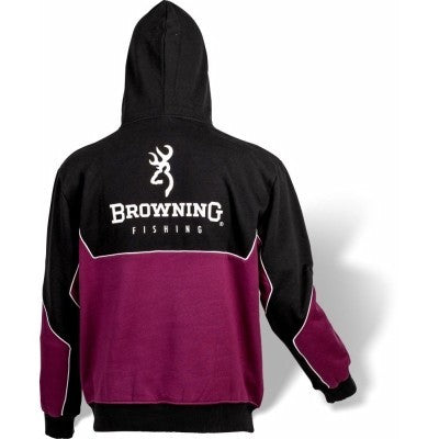 Суичър BROWNING HOODIE BLACK/BURGUNDY