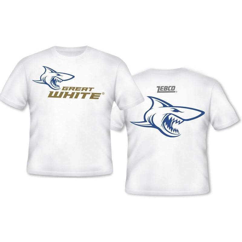 Тениска Zebco GREAT WHITE T-Shirt