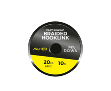 Плетено влакно за повод AVID PINDOWN BRAIDED HOOKLINK - 20LB/9.1kg/10m on a spool.