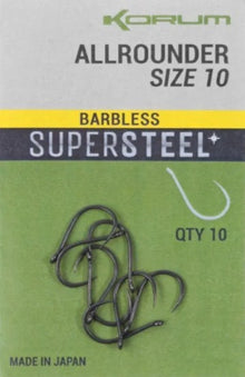 Куки без контра KORUM ALL ROUNDER HOOKS BARBLESS