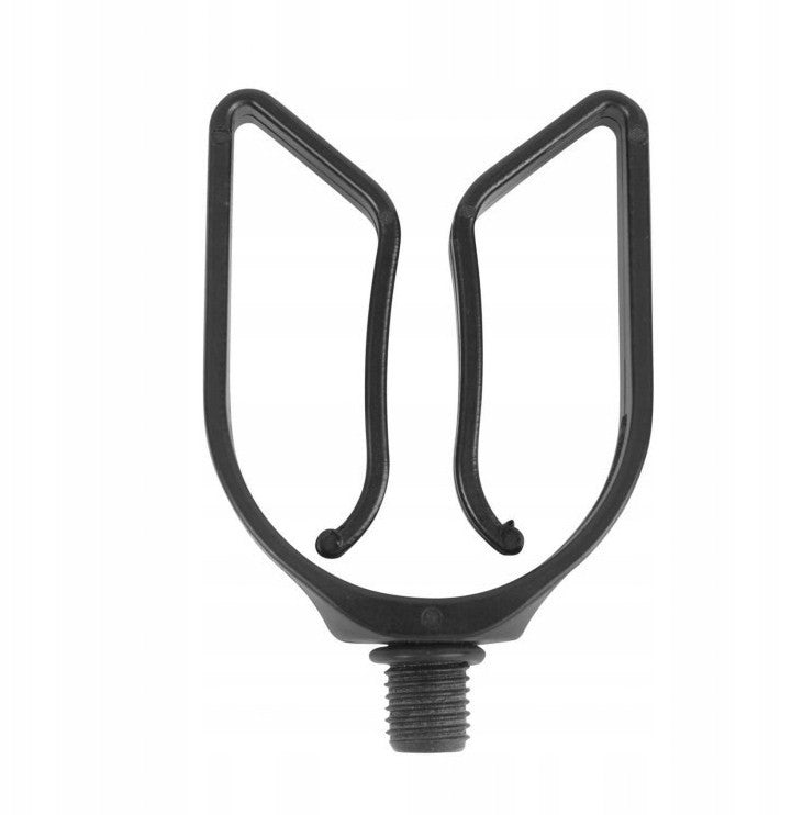 Прикачно PRESTON OFFBOX EXTENDING GRIPPER ROOST: durable black gripper for fishing gear, featuring threaded base for secure attachment.