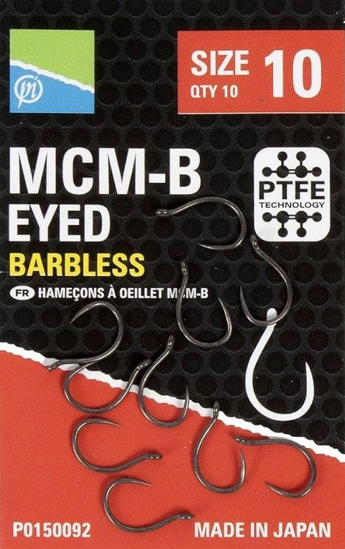 Куки без контра - PRESTON MCM-BARBLESS HOOKS - EYED