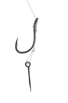 Вързани куки за метод фидер PRESTON KKH-BARBED BAYONET HAIR RIG 10cm / 8 бр в опаковка