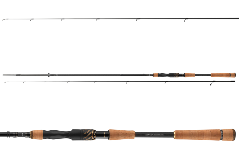 Спинингова въдица DAIWA 23 MORETHAN SHAD ATTACK - 2.40m/2.55m/2.70m, висококачествени компоненти, SVF nanoplus карбон.
