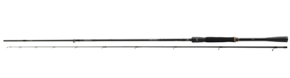 Спининг въдица DAIWA '23 PROREX XR FINESSE - 2.25m/5-21g, тъкано черно покритие, визия и функционалност.
