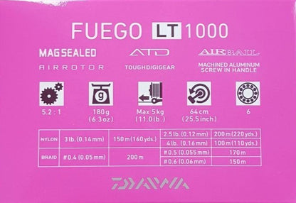 Макара с преден аванс DAIWA 20 FUEGO LT