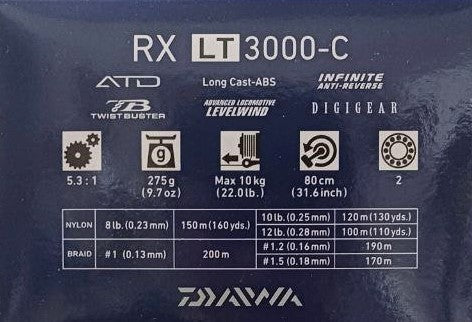 Макара с преден аванс Daiwa '20 RX LT