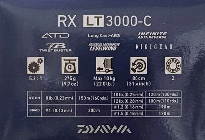 Макара с преден аванс Daiwa '20 RX LT