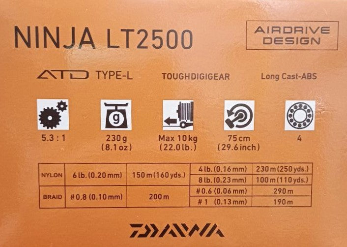 Макара с преден аванс DAIWA 23 NINJA LT