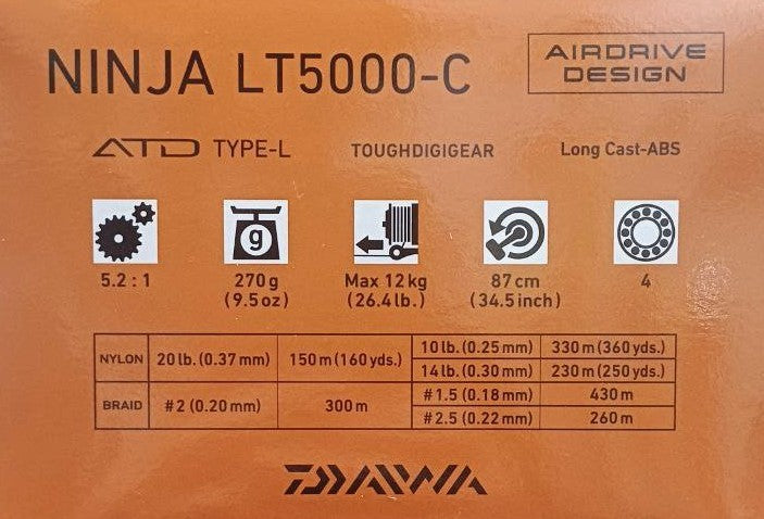 Макара с преден аванс DAIWA 23 NINJA LT