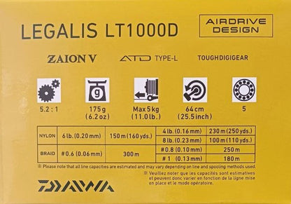 Макара с преден аванс DAIWA LEGALIS LT '23
