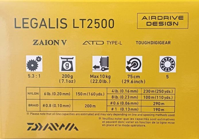 Макара с преден аванс DAIWA LEGALIS LT '23