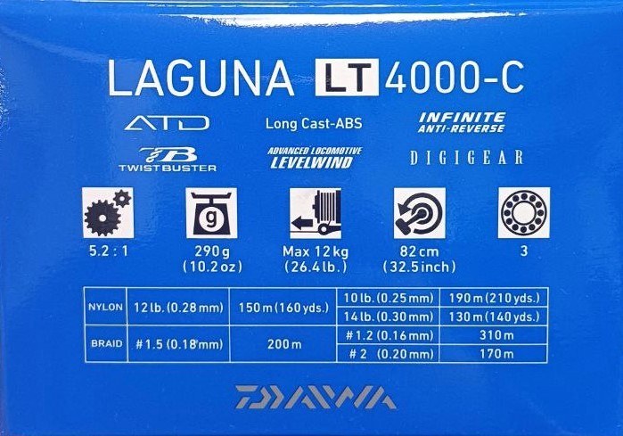 Макара Daiwa '20 LAGUNA LT