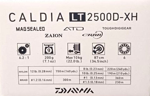 Макара с преден аванс Daiwa 18 CALDIA LT