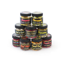Плуващи топчета Pop-Ups FilStar Premium Carp 10/12mm - 30gr в различни аромати, подредени в купчина.