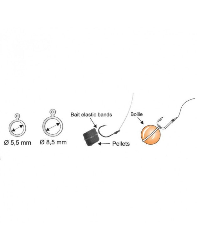 Силиконови пръстени за пелети Extra Carp - 5.5mm