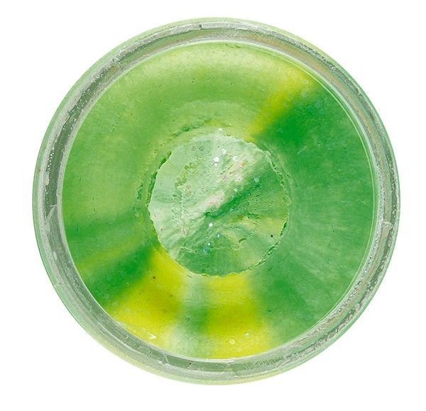 Paste Berkley Power Bait Double Glitter Twist - Green/WLemon/Yellow