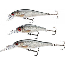 Комплект воблери CORMORAN Roach Design Lure Set с три воблера с реалистични шарки и остри тройни куки.