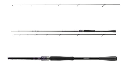 Спининг въдица DAIWA 25 PROREX AGS SENSORJIG SPIN - 2.25m/5-25gr, показваща иновационен дизайн и акуратност.