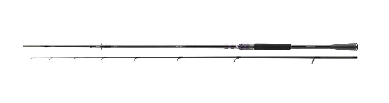 Спининг въдица DAIWA 25 PROREX AGS SENSORJIG SPIN - 2.25m/5-25gr, демонстрация на въдицата с детайли.