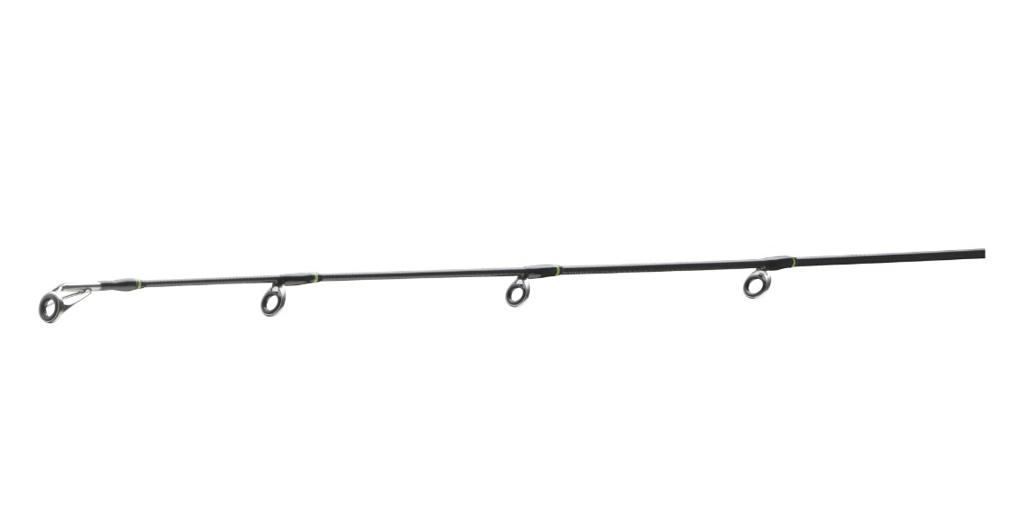 Кастинг спинингова въдица Daiwa 24 PROREX XR FINESSE CASTER - 2.20m/5-14gr - изцяло черна, с аксесоари за риболов.