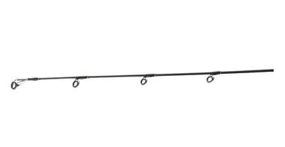 Кастинг спинингова въдица Daiwa 24 PROREX XR FINESSE CASTER - 2.20m/5-14gr - изцяло черна, с аксесоари за риболов.