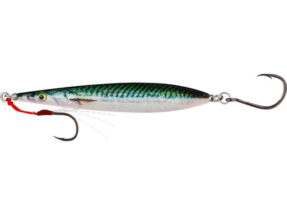 Кастинг джиг Westin F360 SBass - 7.5CM/16GR в цвете REAL MACKEREL с блестящими крючками для рыбалки.