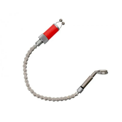 Обтегач Carp Pro Swinger TSW-18 с червена глава и метална верига, идеален за риболов.