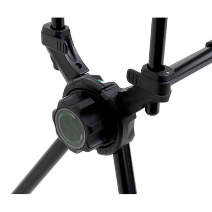 Close-up of the locking mechanism on the Rod Pod CARP PRO CP24017, showcasing its durable design and functionality.