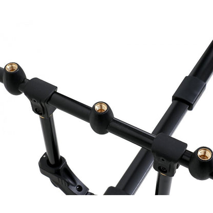 Rod Pod CARP PRO CP24017 close-up showing high-quality metal and plastic components for durability.