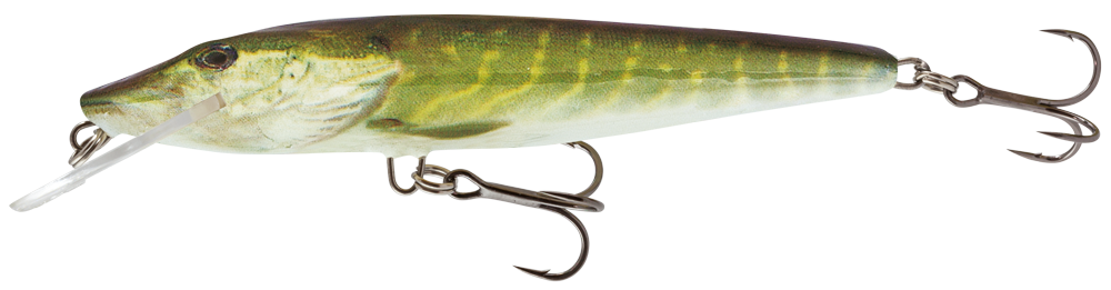 Воблер SALMO Pike плуващ - 9cm/9gr, RPE design with detailed fish-like appearance for effective fishing.