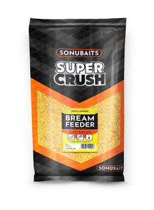 Захранка SONUBAITS Super Crush Bream Feeder - 2kg, пакет с готова захранка за риболов.