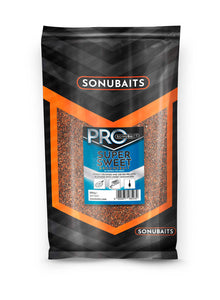 Захранка SONUBAITS Pro Groundbait - Super Sweet 900g в опаковка с инструкции и информация за продукта.