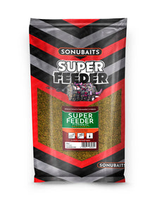 Захранка SONUBAITS Super Feeder Fishmeal - 2kg, идеална фидер смес за риболов на големи риби.