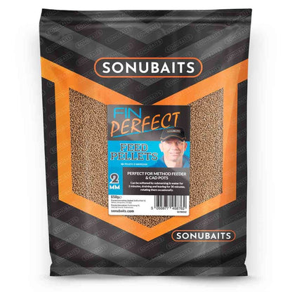 Пелети SONUBAITS Fin Perfect Feed - 2/4/6/8mm - 2mm Perfect Feed Pellets for method feeder and cat pots.