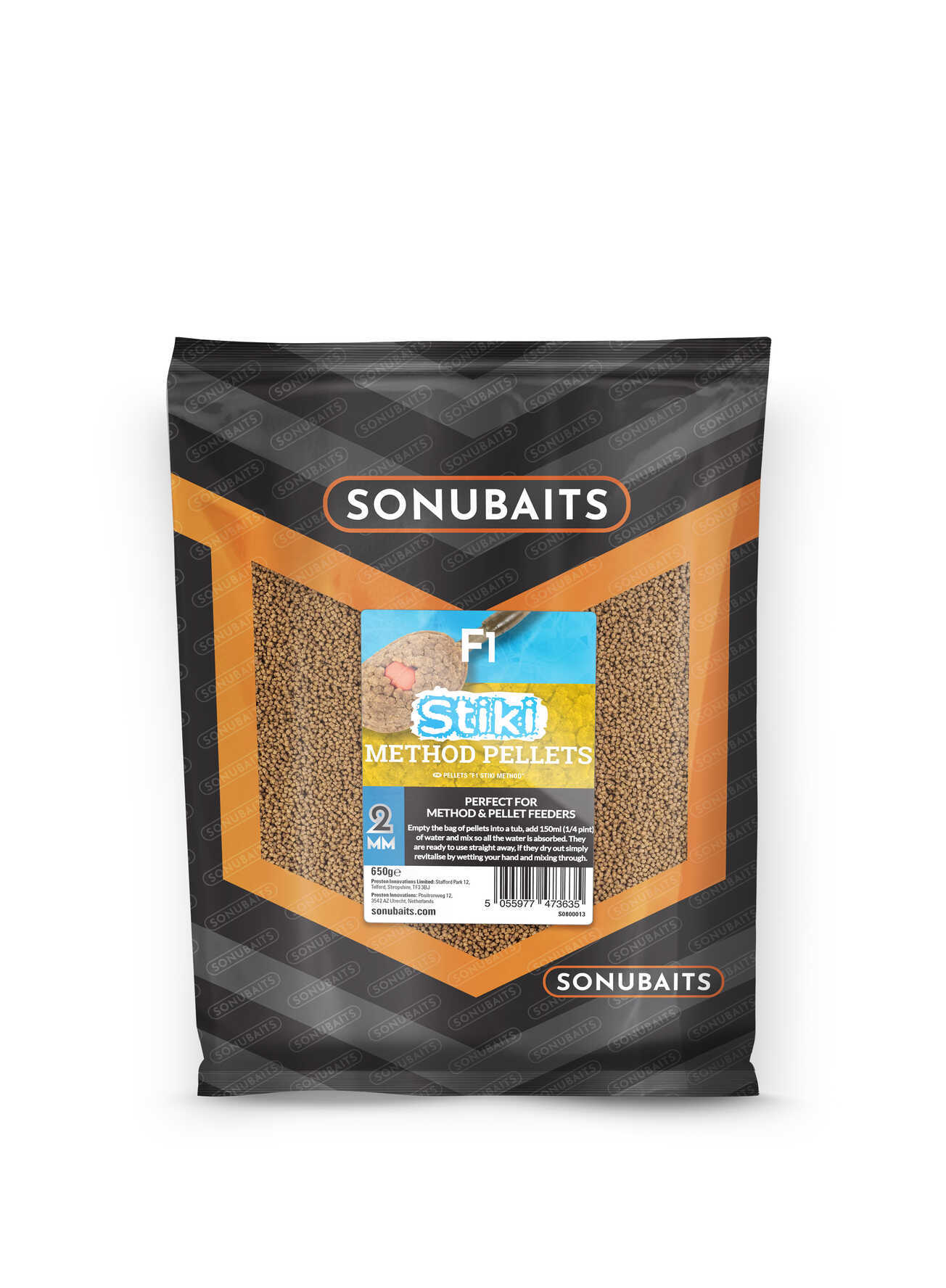 Пелети SONUBAITS Stiki Method Pellets F1 - 2/4mm