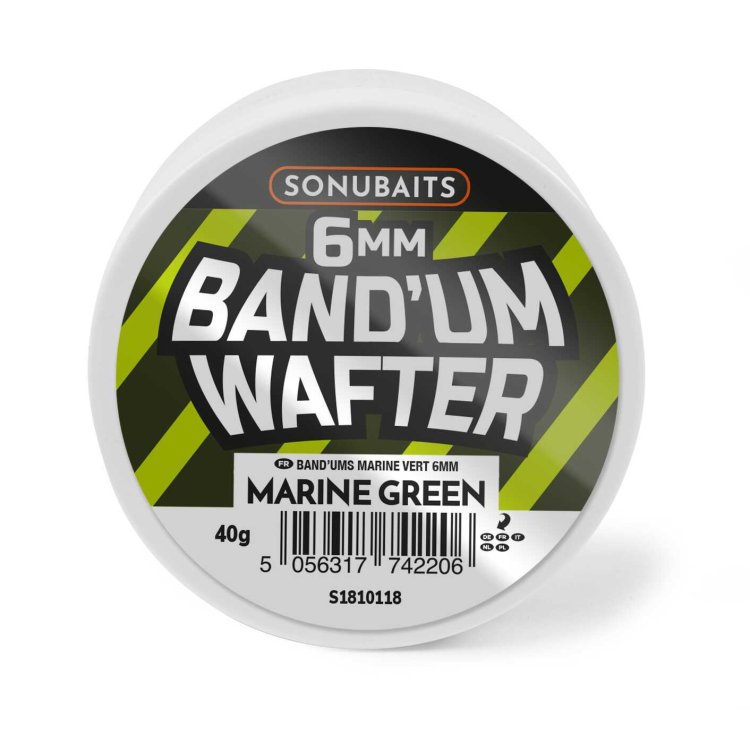 Балансирaни дъмбели (Wafters) SONUBAITS MARINE GREEN в опаковка от 40 г, риболовни такъми.