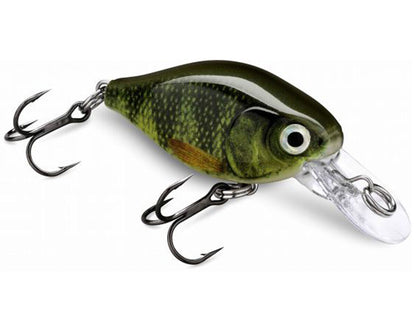 Воблер RAPALA X-Light® Crank Mid Runner - 3.5cm/4gr, зеленый, с тройниками, для рыбалки
